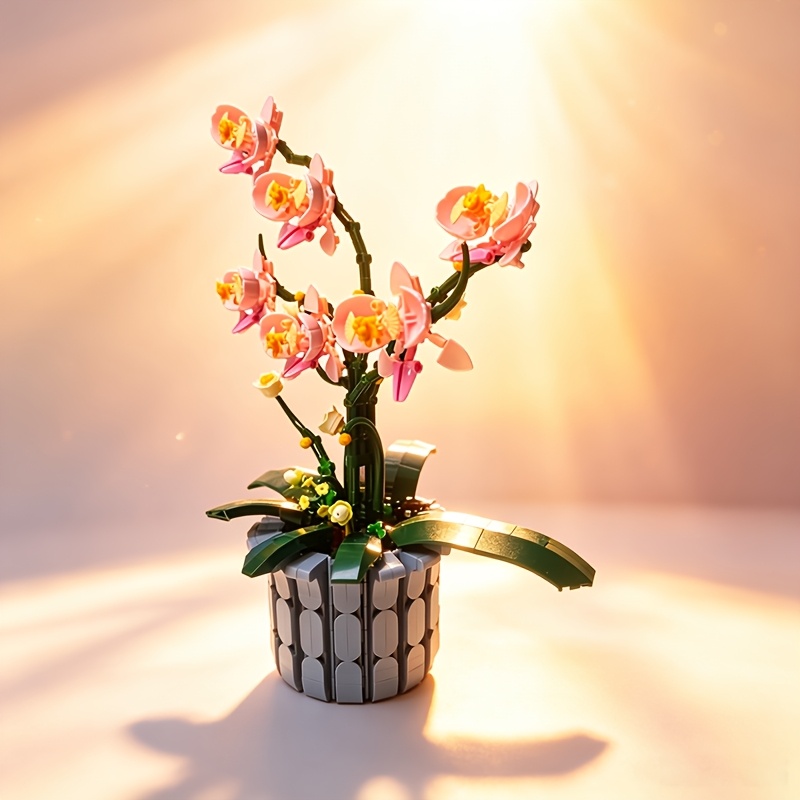 Phalaenopsis Orchid Interlocking Building Block Set